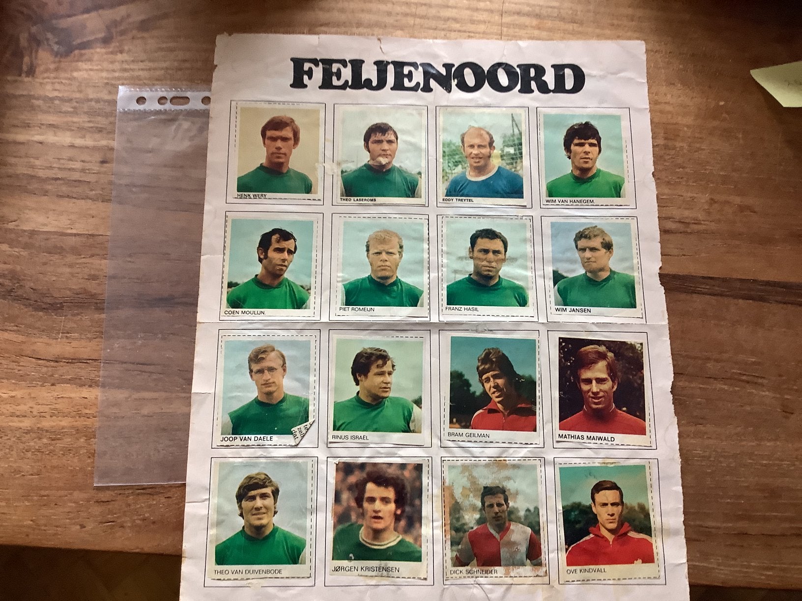 Plaatjes Goal Feyenoord Excelsior, Verzamelen, Ophalen of Verzenden, Gebruikt, Feyenoord, Poster, Plaatje of Sticker