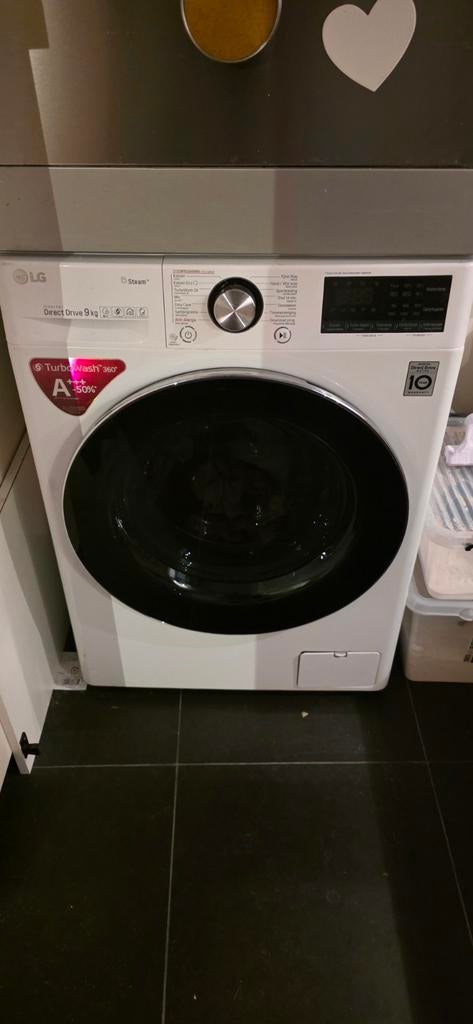 Lg wasmachine + droger, Witgoed en Apparatuur, Was-droogcombinaties, 8 tot 10 kg, Ophalen, Zo goed als nieuw, 85 tot 90 cm