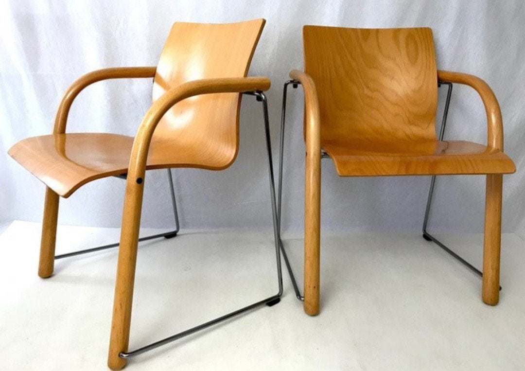 Wulf Schneider& Ulrich Bohme Thonet stoelen, Ophalen