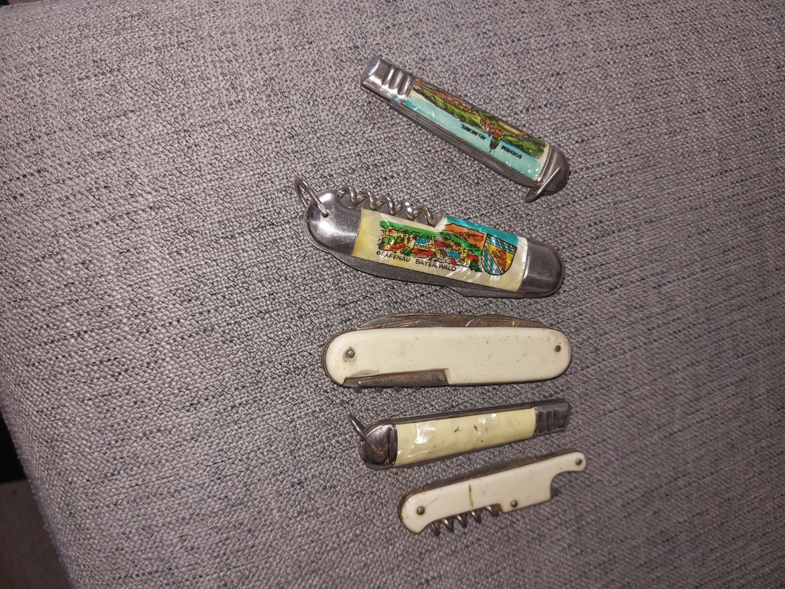 5 oude zak mesjes, Verzamelen, Ophalen of Verzenden, Gebruikt