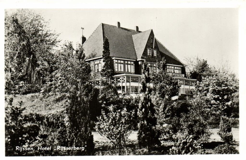Rijssen, Hotel Rijsserberg - ongelopen, Ophalen of Verzenden, 1960 tot 1980, Ongelopen, Overijssel
