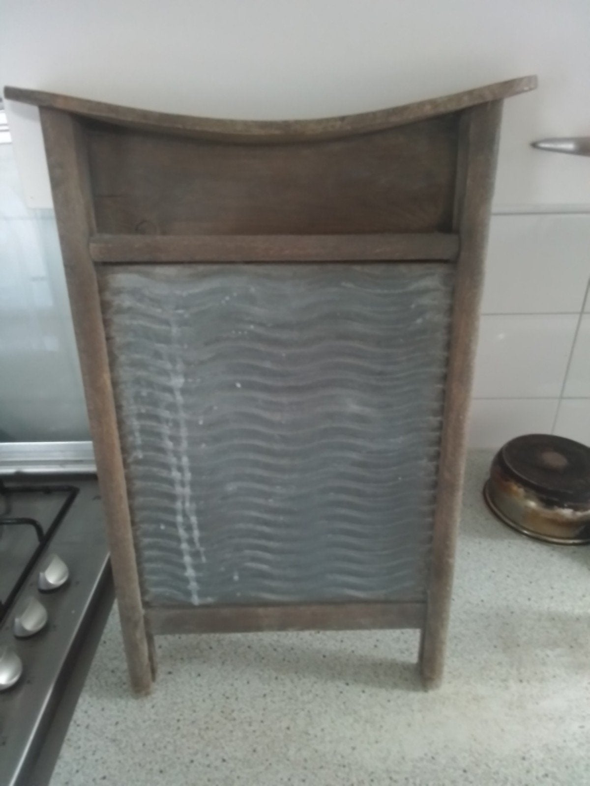 Oud wasbord uit ca. 1950 - Vintage decoratie, Ophalen of Verzenden