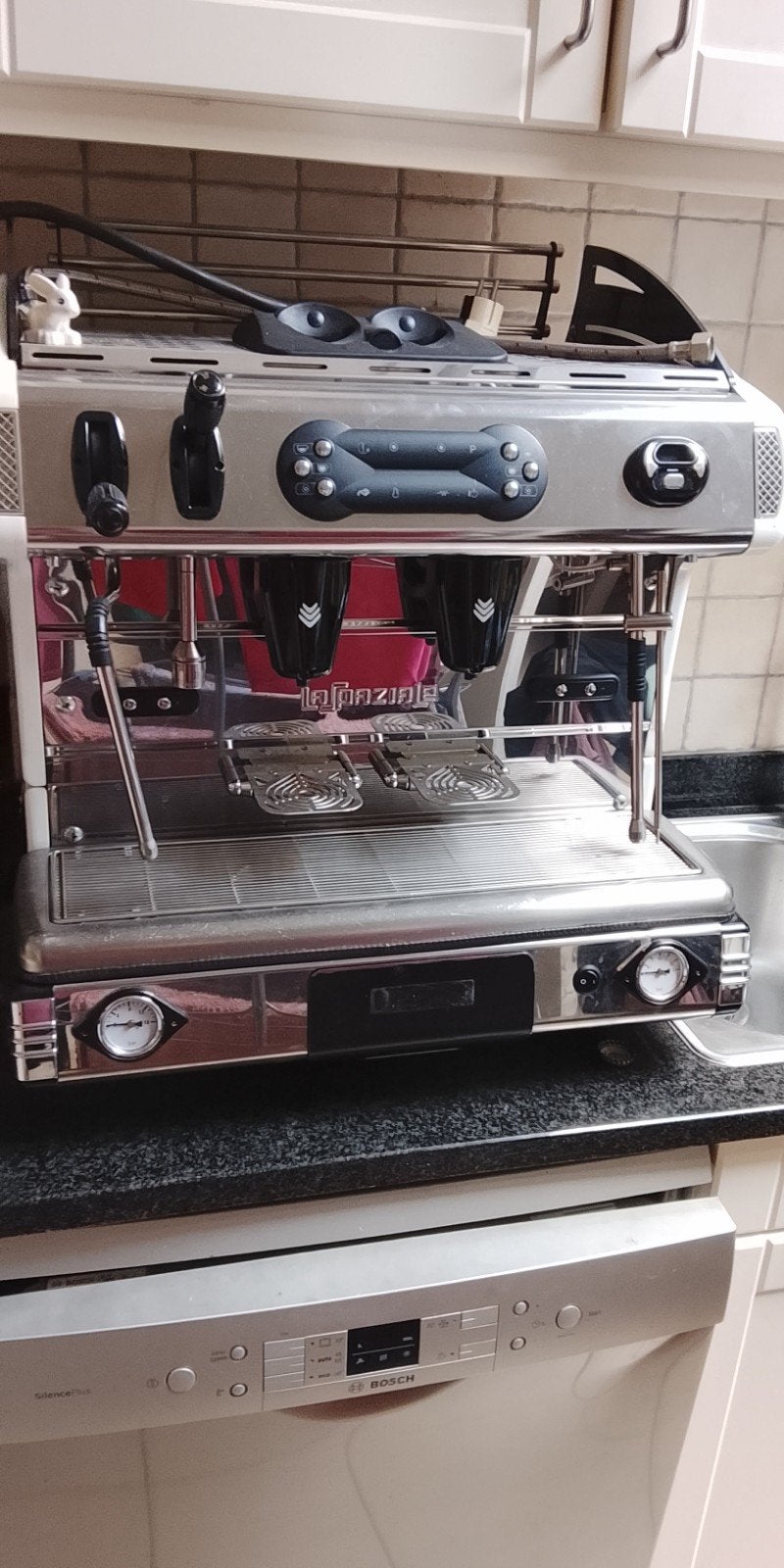 La Spaziale Espresso Apparaat - Professionele Kwaliteit, Gebruikt, Espresso apparaat, 10 kopjes of meer, Gemalen koffie