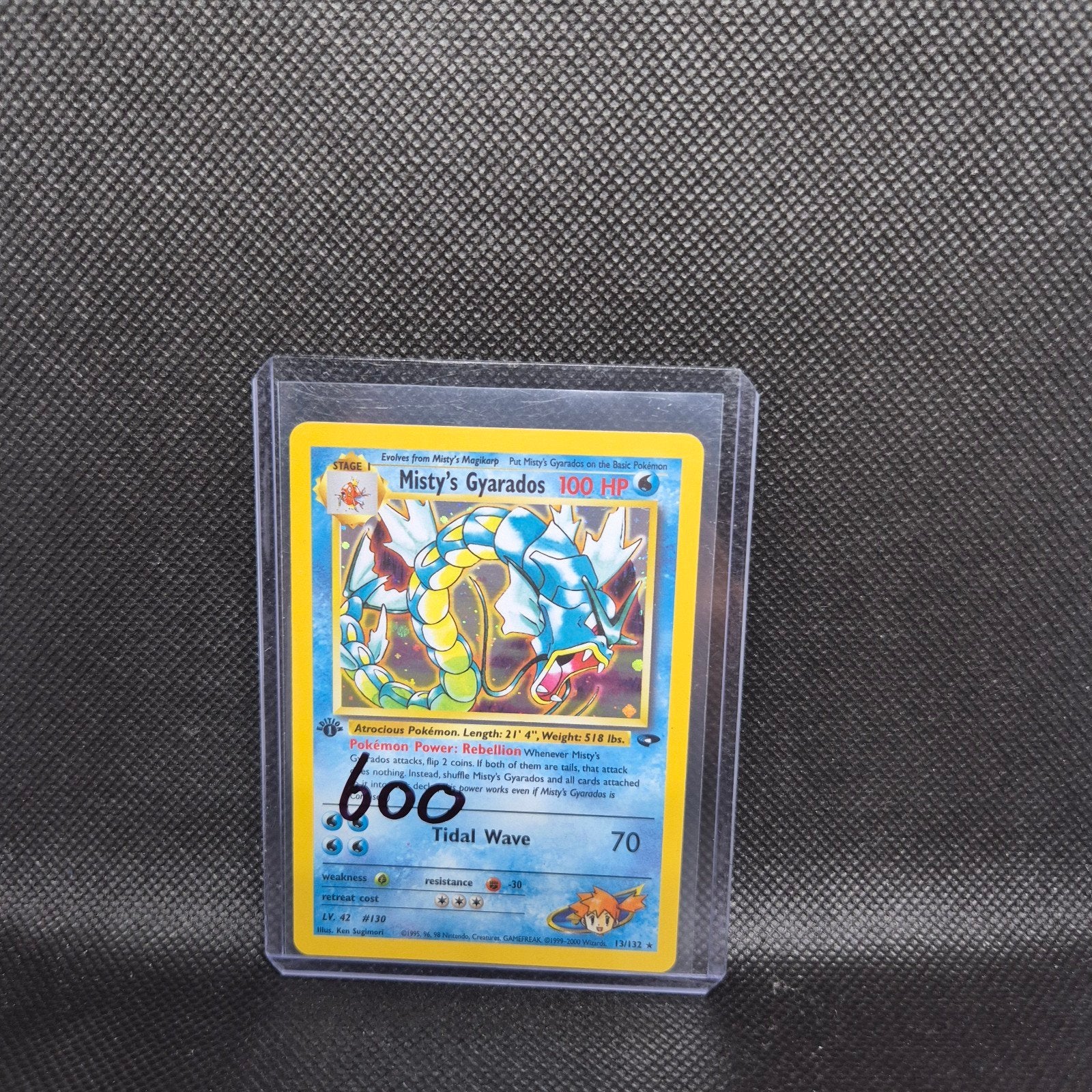 Misty's Gyarados 1st Edition Gym Challenge, Ophalen of Verzenden, Zo goed als nieuw