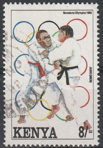 3068. Kenia 561 gest. Olymp. Spelen, Ophalen of Verzenden, Overige landen, Gestempeld