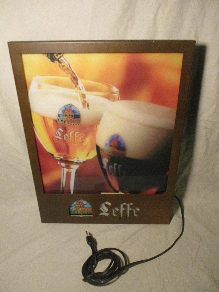 reclame Leffe bier, Ophalen of Verzenden, Reclamebord