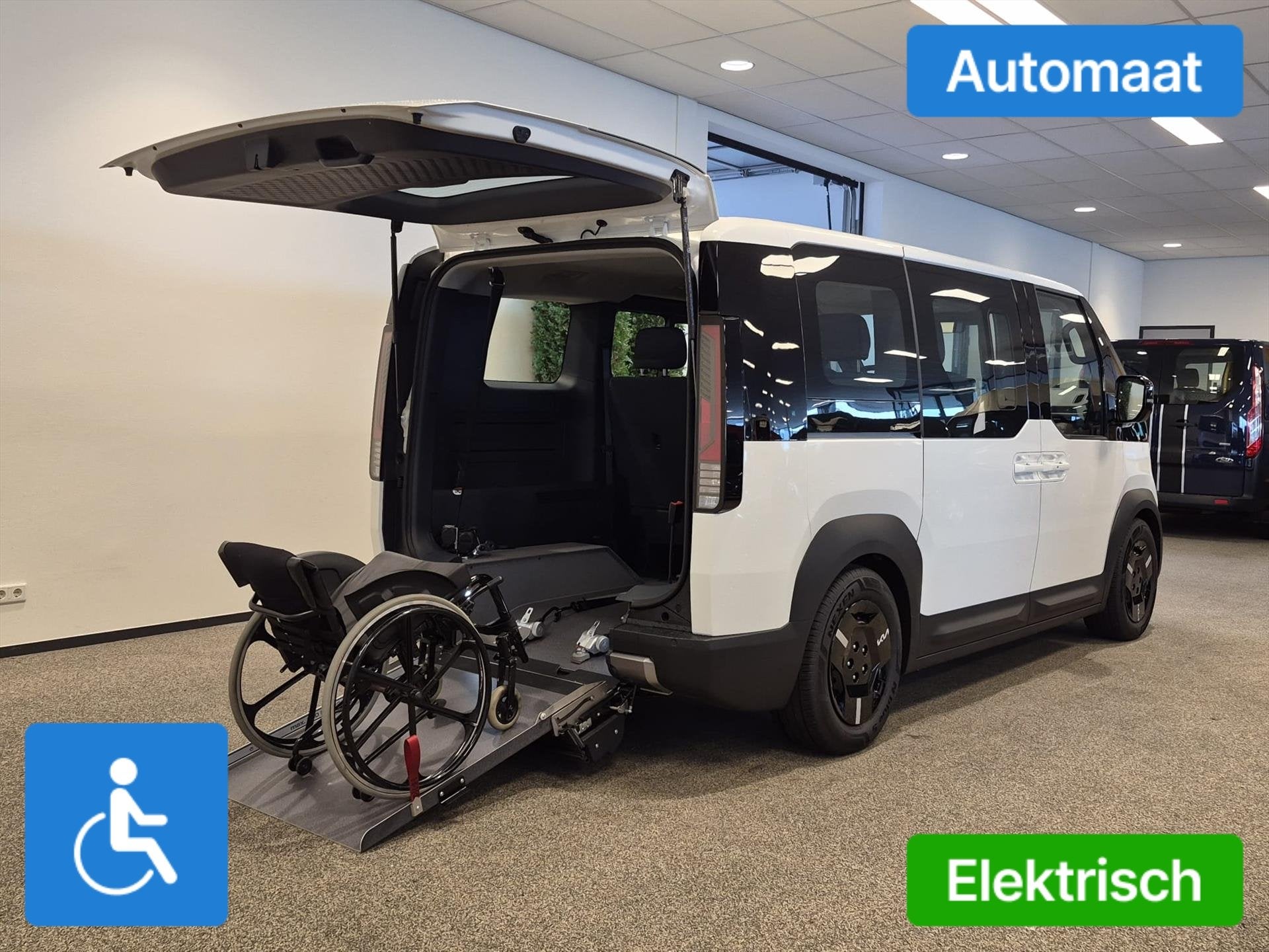 Kia Pv5 Passenger Rolstoelauto Automaat (71 kWh - 412 km WLT, Auto's, Kia, Automaat, 12 maanden, Gebruikt, Overige carrosserieën