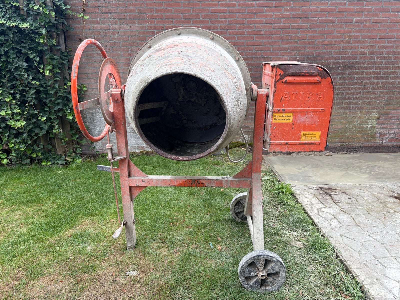 Atika Rapid Betonmolen - 140L capaciteit,, Ophalen, Gebruikt