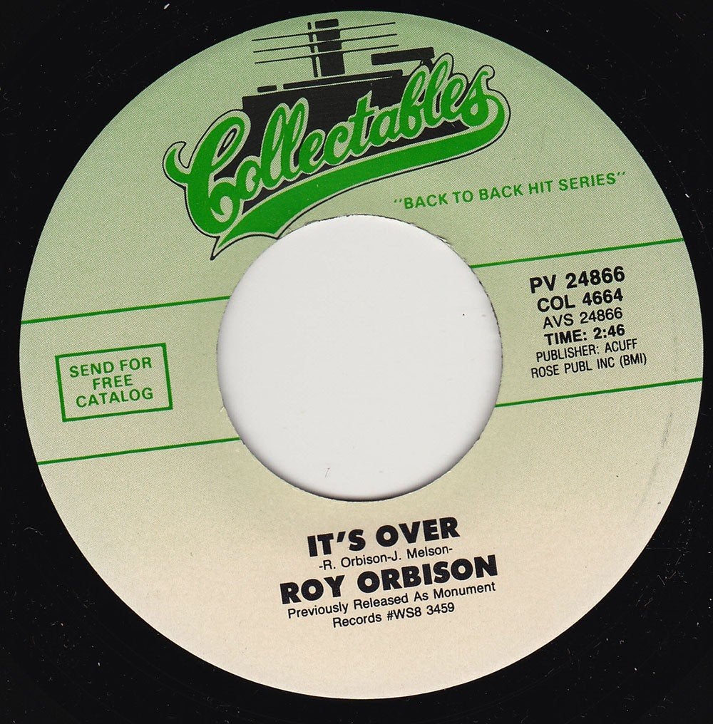 Roy Orbison - It's Over 7", Cd's en Dvd's, Vinyl Singles, Ophalen of Verzenden, Nieuw in verpakking, Pop