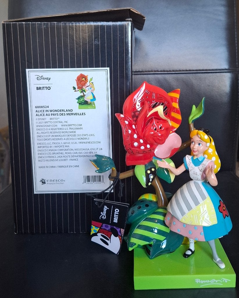 Disney Britto Alice in wonderland, Verzamelen, Ophalen of Verzenden, Overige figuren, Nieuw, Overige typen