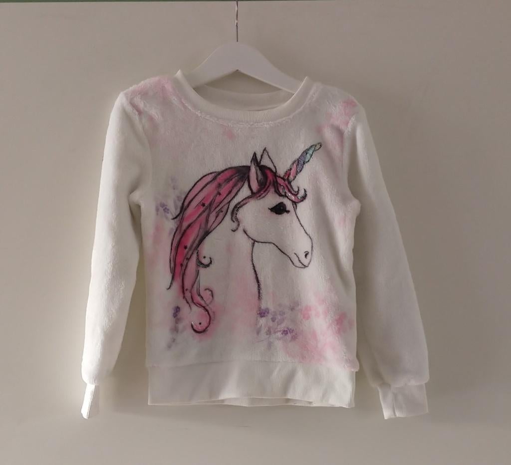 kinder truitje polyester,  volgnr 3, Ophalen of Verzenden, Zo goed als nieuw, Overige maten