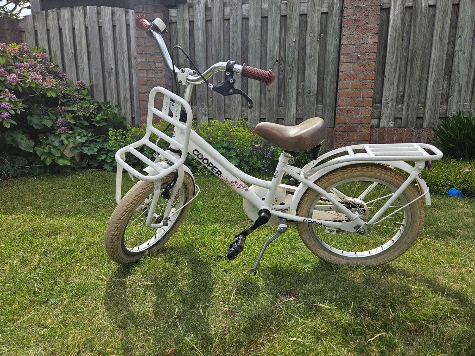 Cooper 16 inch transport fiets meisje goede staat, Fietsen en Brommers, Fietsen | Kinderfietsjes, Ophalen, Gebruikt, 16 tot 20 inch