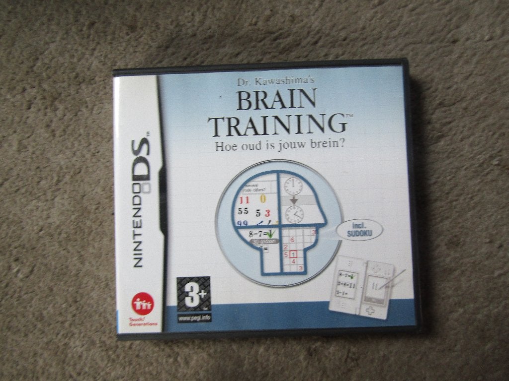 DS spel: Brain training - Hoe oud is jou brein?, Puzzel en Educatief, Gebruikt, 1 speler, Ophalen of Verzenden