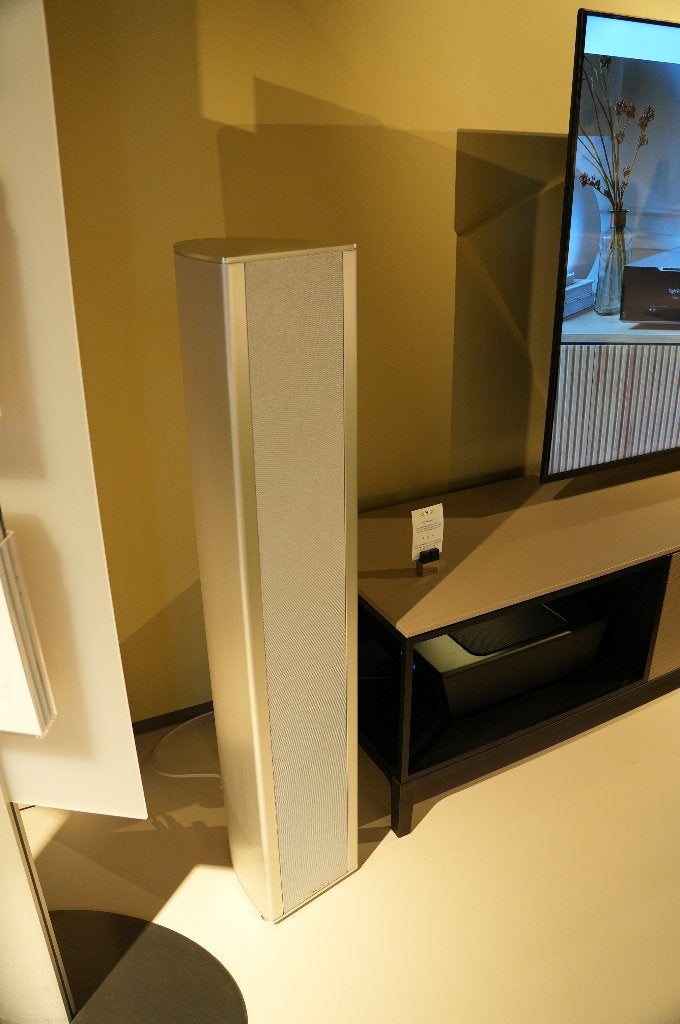 Piega coax 511 speakers luidsprekers, alu, Ex-Demo, Vloerstaande luidspreker, Ophalen of Verzenden, Zo goed als nieuw, 150 watt of meer