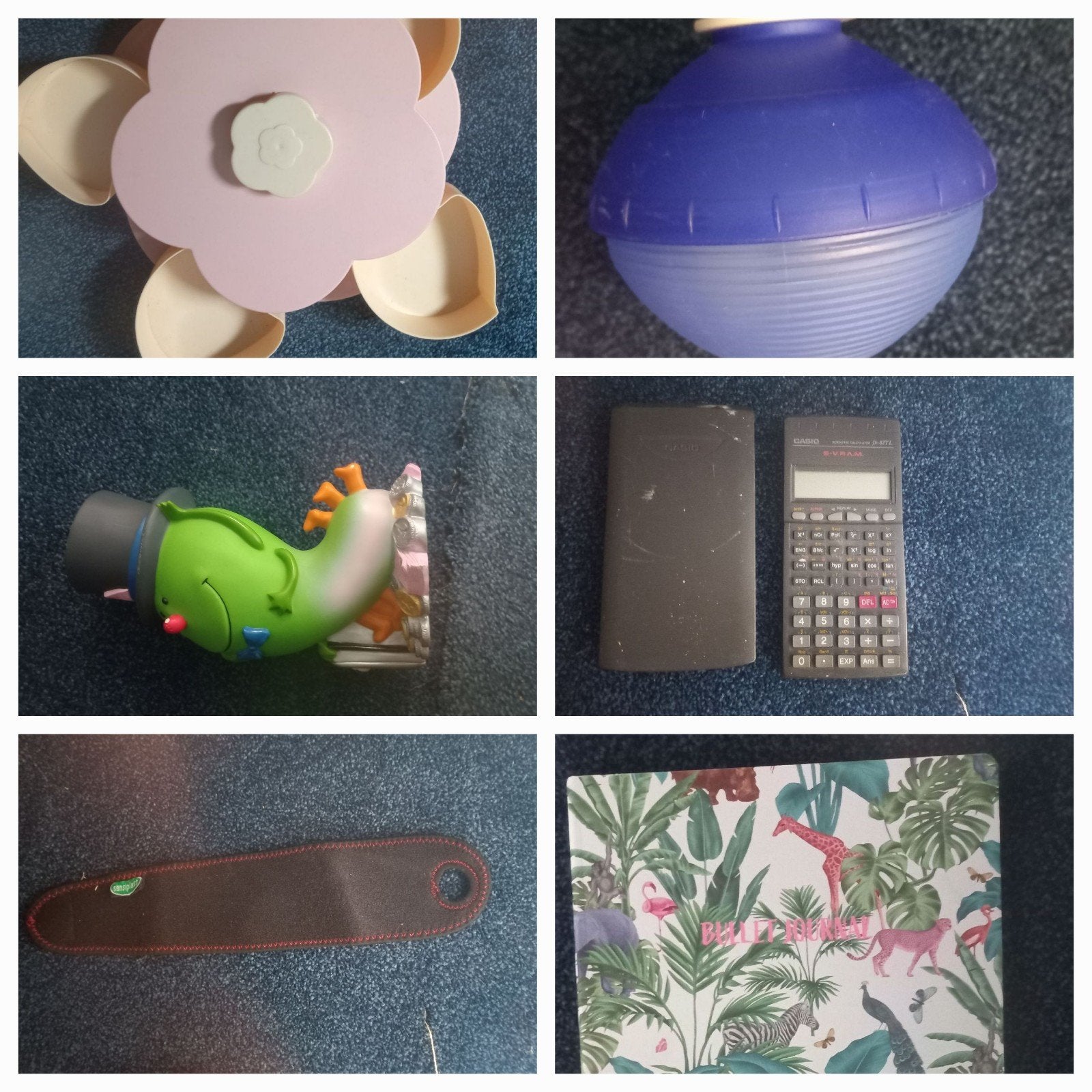 bullet journaal brace rekenmachine spaarpot tupperware bord, Ophalen of Verzenden