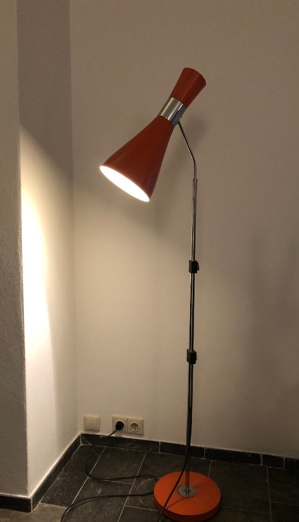 DIABOLO VLOERLAMP VAN FOG EN MORUP, 1960, Ophalen, Gebruikt, 100 tot 150 cm, Deens Design, Vintage, Mid-century Modern