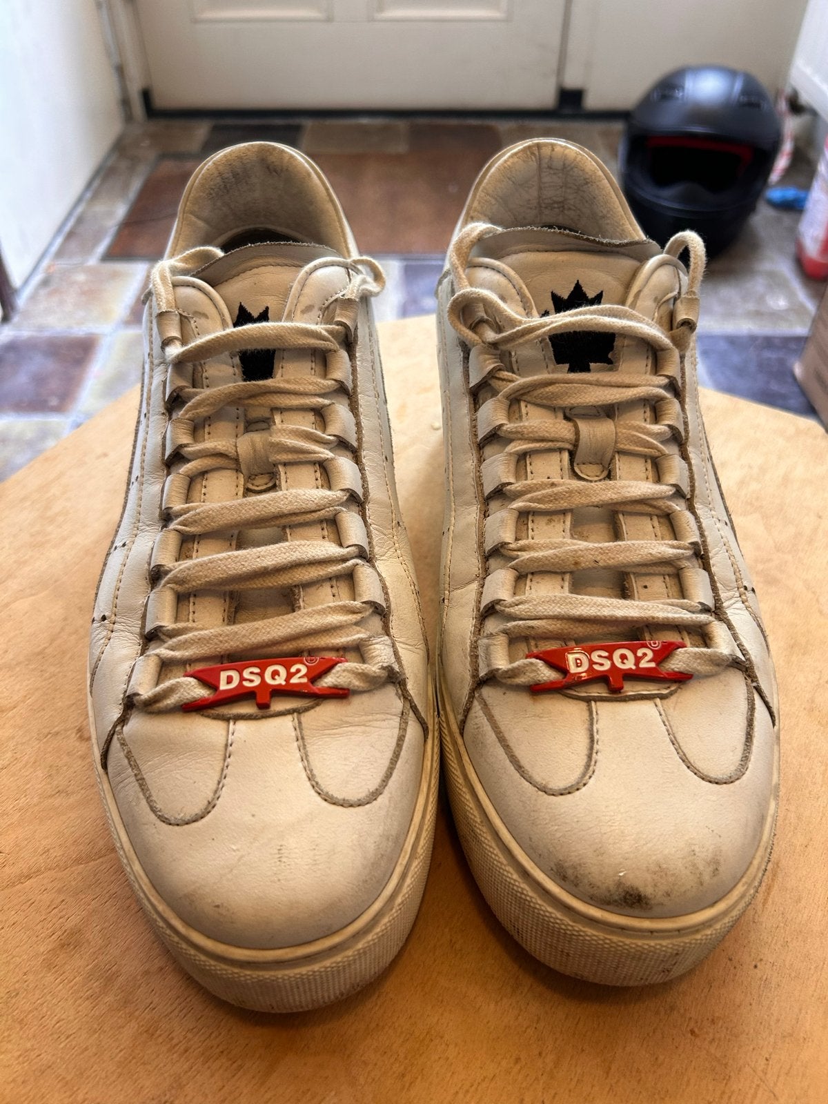 Dsquared2 sneakers maat 41, Kleding | Heren, Schoenen, Ophalen of Verzenden, Gedragen, Wit, Sneakers of Gympen