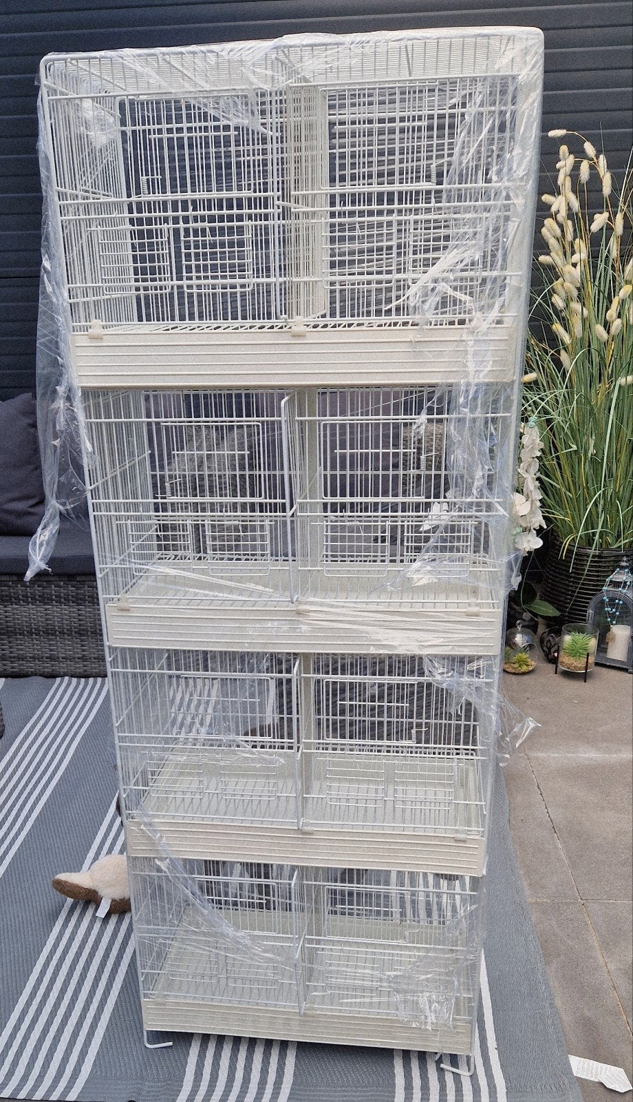Stapelkooi, Dieren en Toebehoren, Ophalen of Verzenden, Nieuw, Hout, Vogelkooi