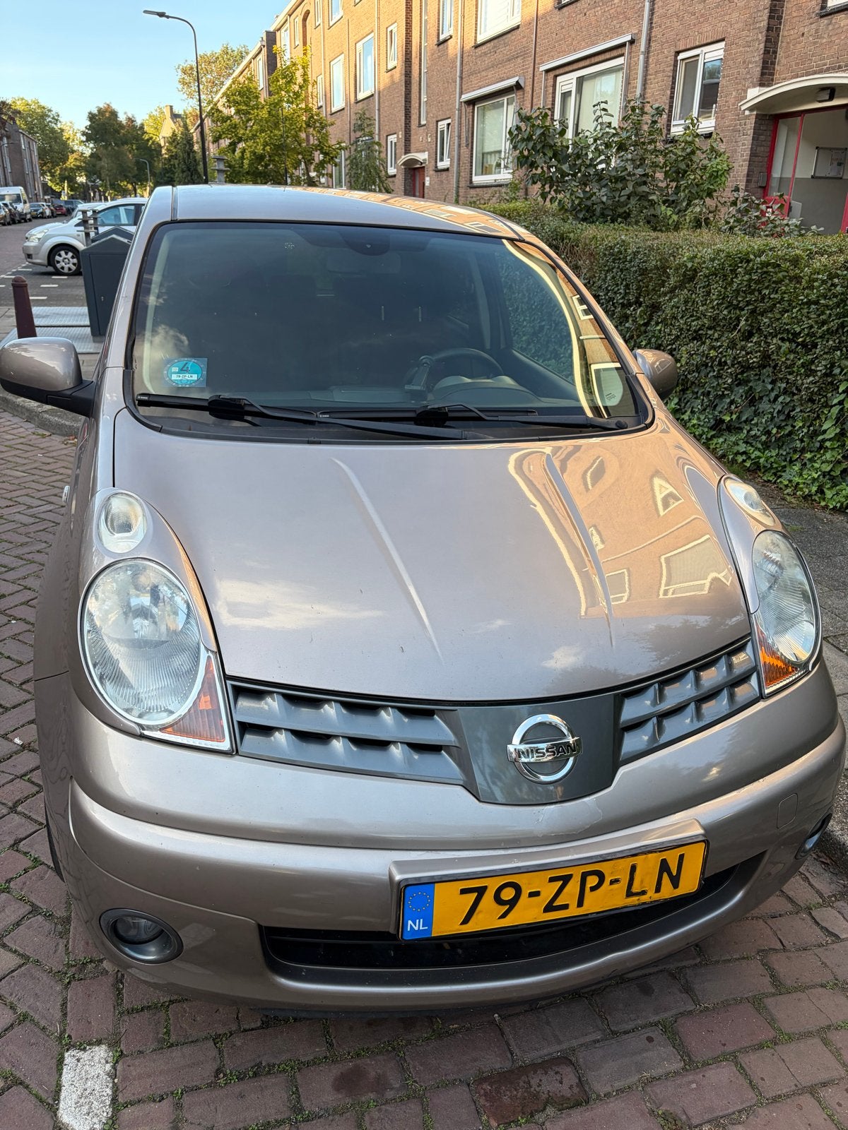 Nissan Note, NAP, 1.4 16V 2008 Bruin, Auto's, Voorwielaandrijving, 40 €/maand, 4 cilinders, Bruin