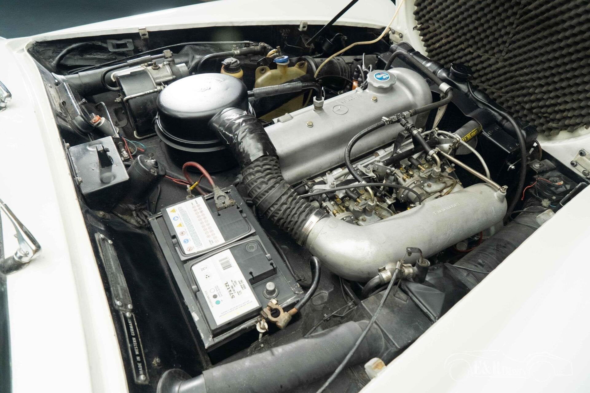 Mercedes 190 SL Cabriolet | 1960, Auto's, Cabriolet, Wit, Mercedes-Benz, Handgeschakeld
