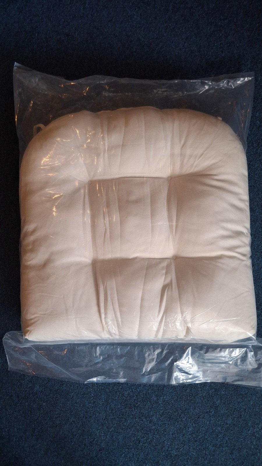 Nieuw beige zitkussens ca 52x52x6cm, Overige merken, Beige, Vierkant, Nieuw