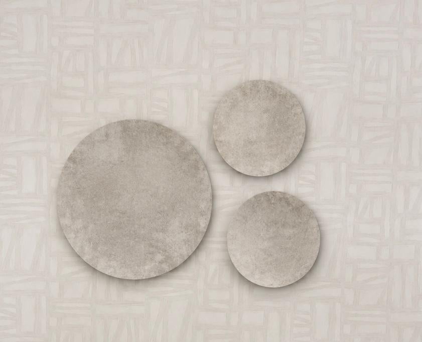 3 grote wandschalen, Ophalen