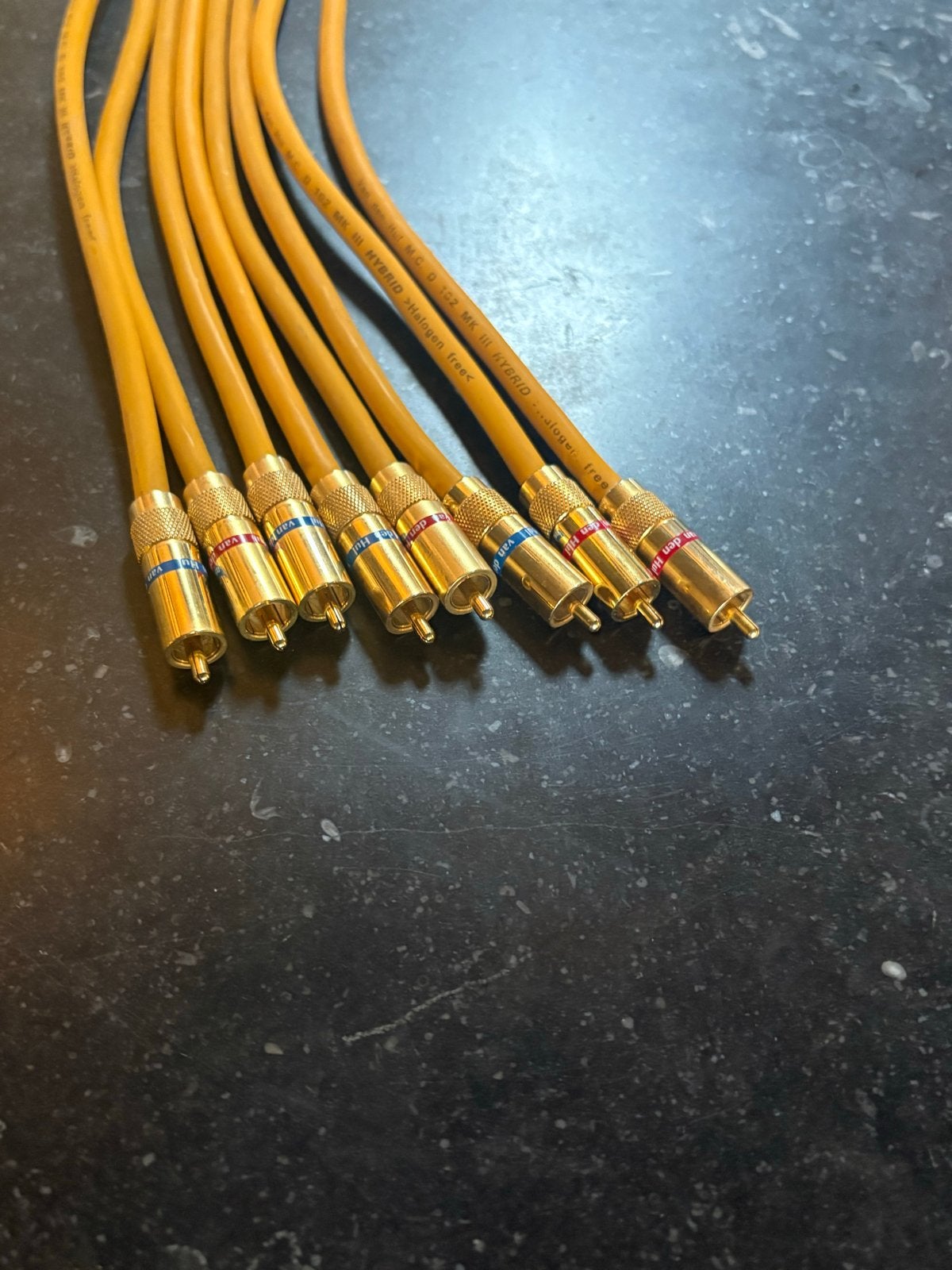 6 Van den Hul M.C. D 102 MK III HYBRID Audio Interlink 0.8m, Verzenden, Zo goed als nieuw, Minder dan 2 meter, Interlink-kabel