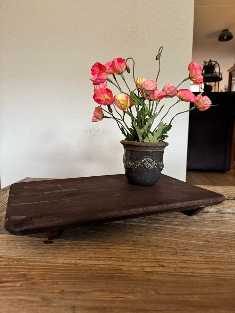 Decoratieve houten plank - 44x28x5 cm, Hout, Ophalen of Verzenden, Bruin, Landelijk