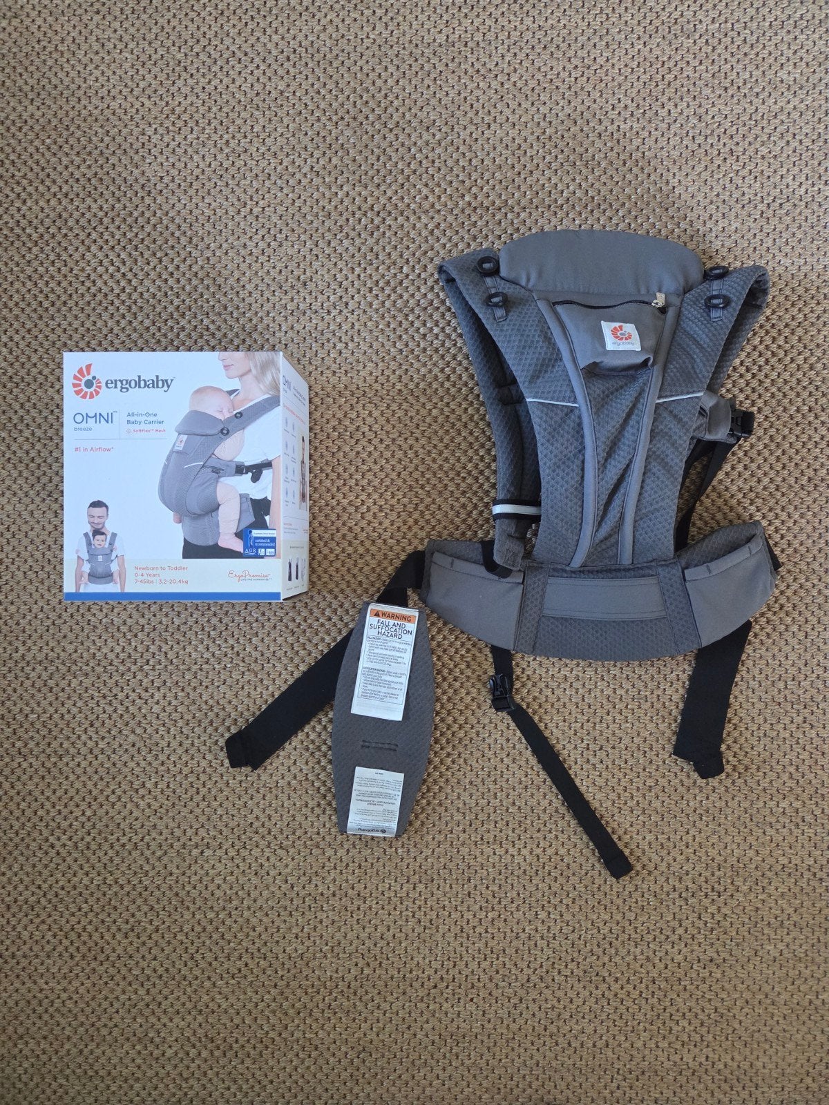 Ergobaby Omni Breeze Draagzak - Zo goed als nieuw, Kinderen en Baby's, Babydragers en Draagdoeken, Overige merken, Ophalen of Verzenden