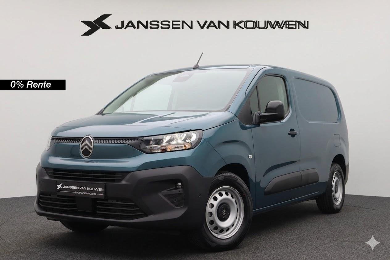 Citroen ë-Berlingo 136 L2 50 kWh 0% rente / 2+6 jaar garant, Auto's, 12 maanden, Blauw, Nieuw, 336 km