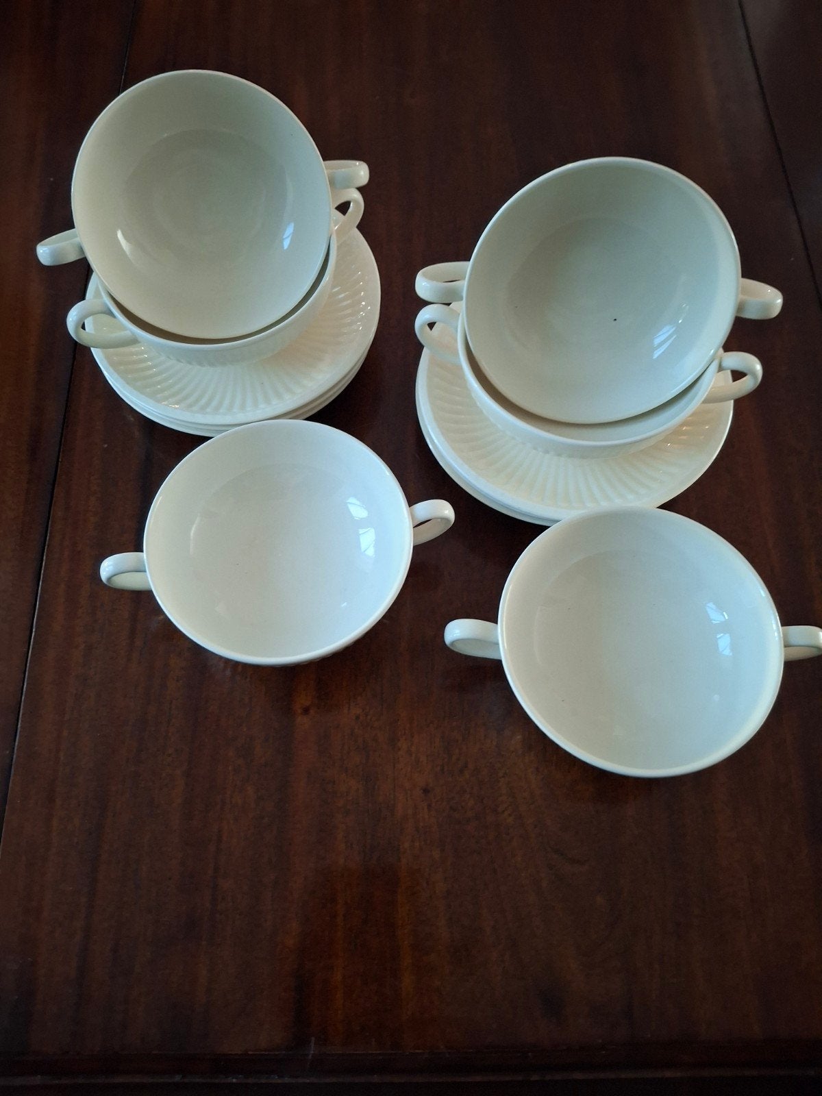 6 soepkommen Wedgewood, Ophalen of Verzenden, Zo goed als nieuw, Aardewerk, Kom(men)