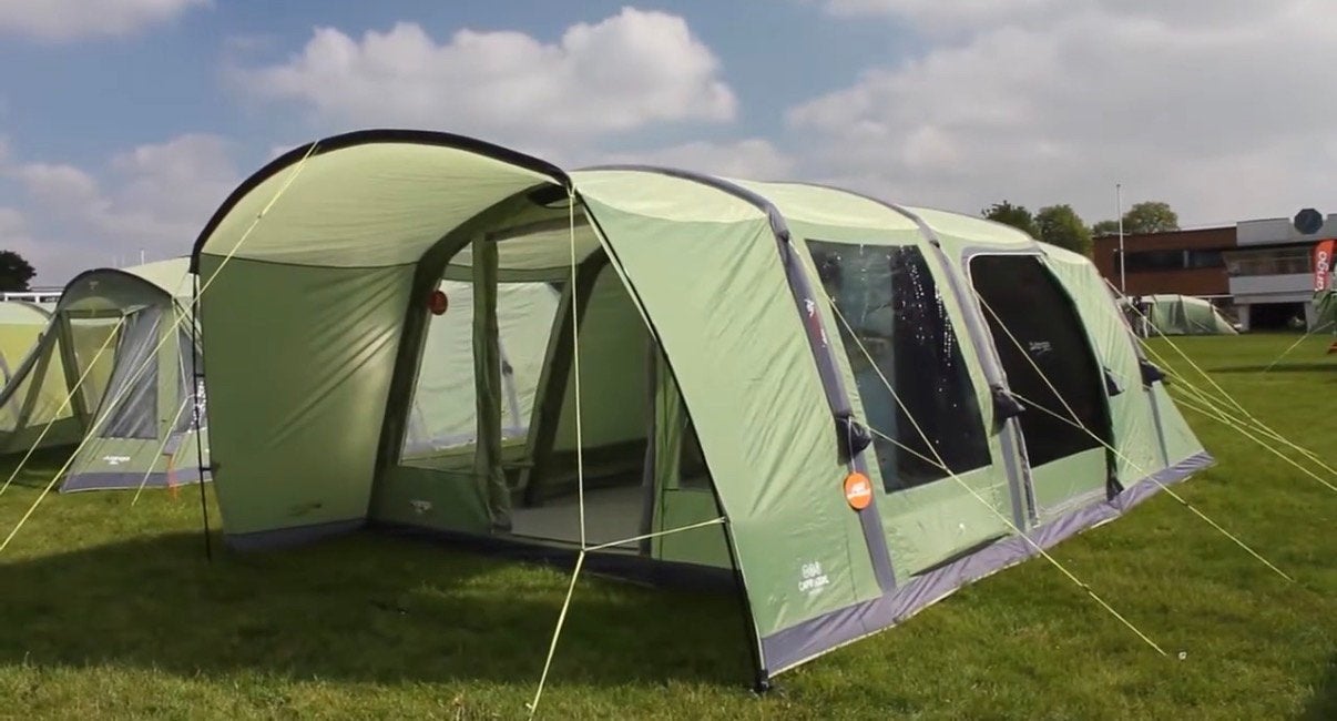 NIEUW Vango capri 500 xl tent met opblaasbare bogen, Ophalen, Nieuw, Tot en met 5