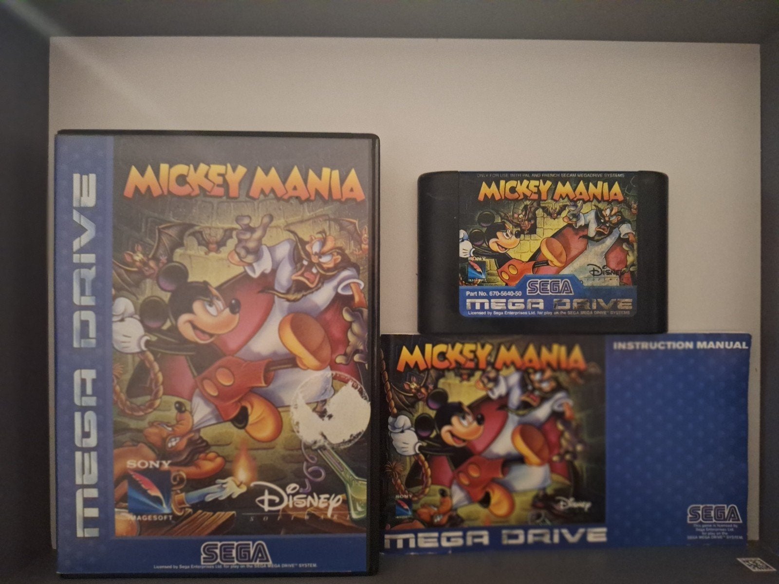 Mickey Mania, 1 speler, Racen en Vliegen, Ophalen of Verzenden, Zo goed als nieuw