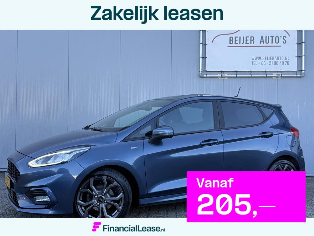 Ford Fiesta 1.0 EcoBoost ST-Line/Apple Carplay/17inch/Climat, Voorwielaandrijving, Stof, Gebruikt, Euro 6