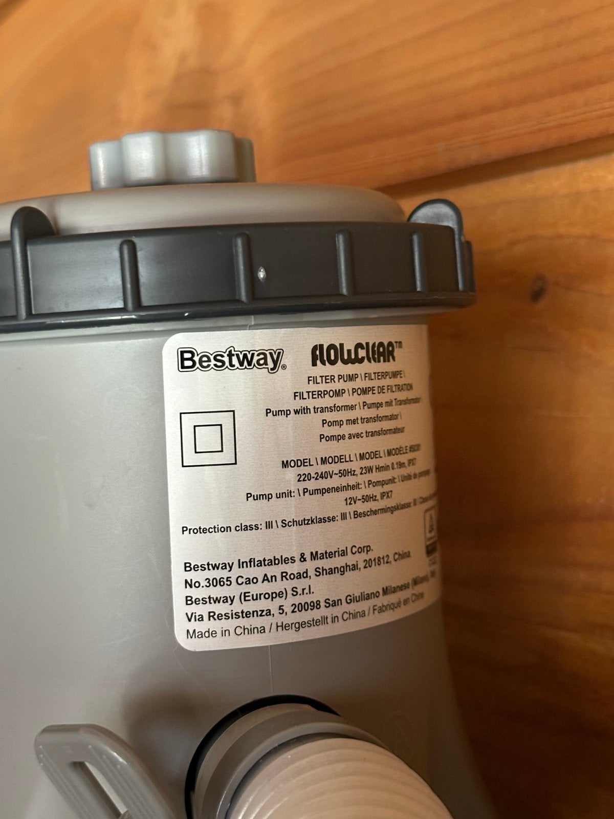 Bestway Flowclear filterpomp, Ophalen of Verzenden, Gebruikt, Zwembadpomp