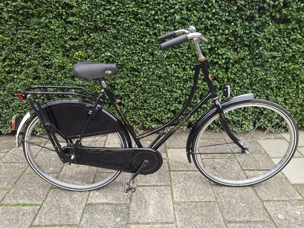 Zwarte omafiets in nieuwstaat, Terugtraprem, 56 cm of meer, Ophalen of Verzenden, Ranger