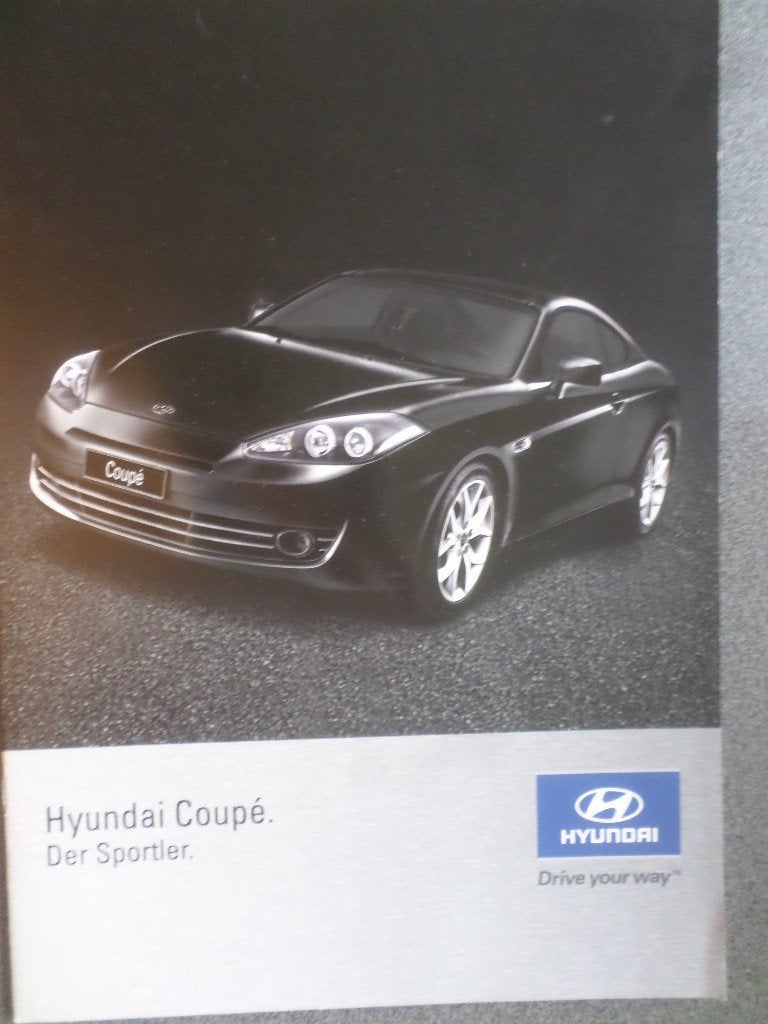 Hyundai Coupe 2007 brochure, Ophalen of Verzenden, Zo goed als nieuw, Overige merken