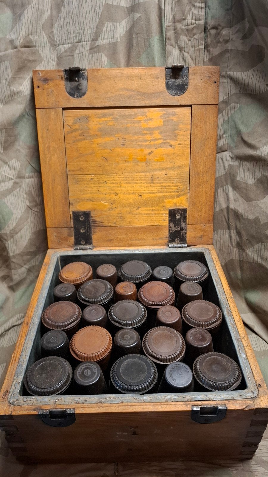 ZEER ZELDZAAM! Flak 88 complete fuze container kist, Verzamelen, Militaria | Tweede Wereldoorlog, Ophalen of Verzenden, Duitsland
