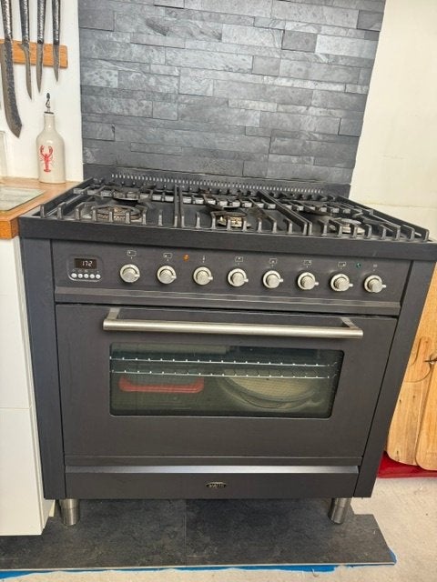 Gasfornuis, Ophalen, Gebruikt, 60 cm of meer, Gas