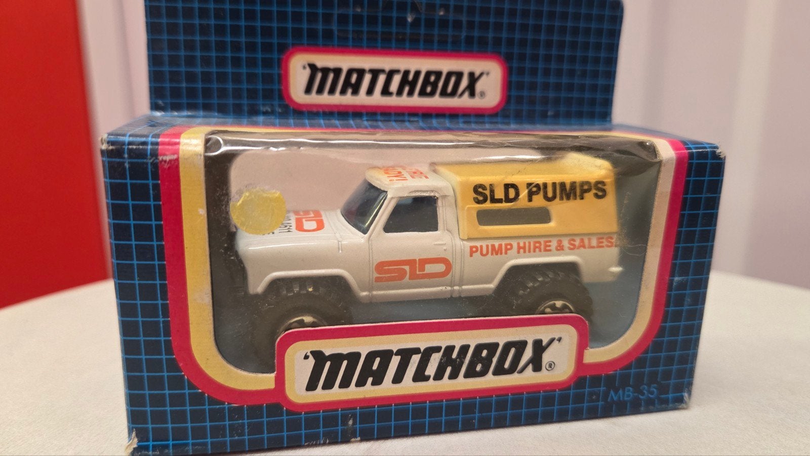Matchbox pock up camper SLD Pumps - in doos, Ophalen of Verzenden, Nieuw, Auto
