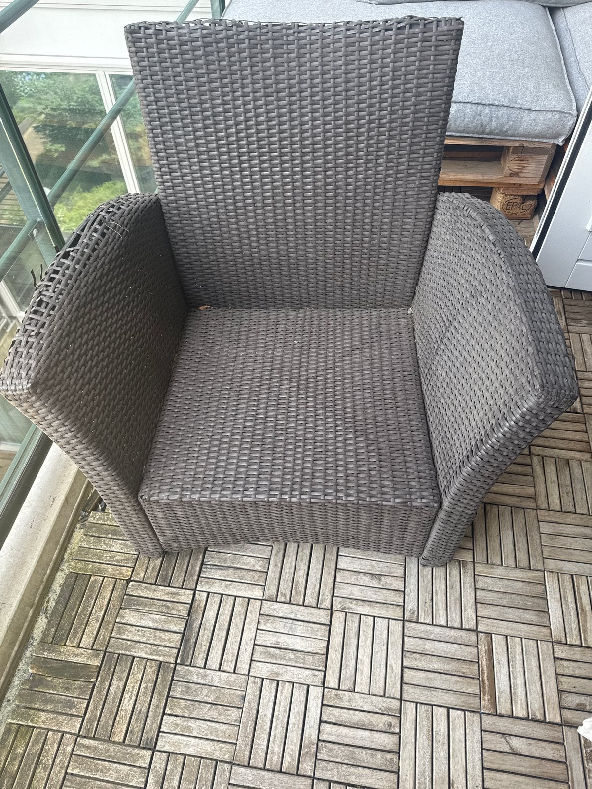 Tuinstoelen, Ophalen, Gebruikt, Wicker