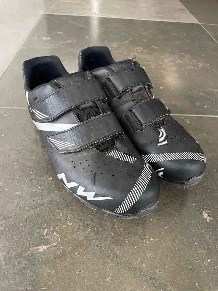 Northwave Spike 2 MTB Schoenen Maat 44 + SPD Pedalen, Sport en Fitness, Ophalen of Verzenden, Gebruikt, Kleding