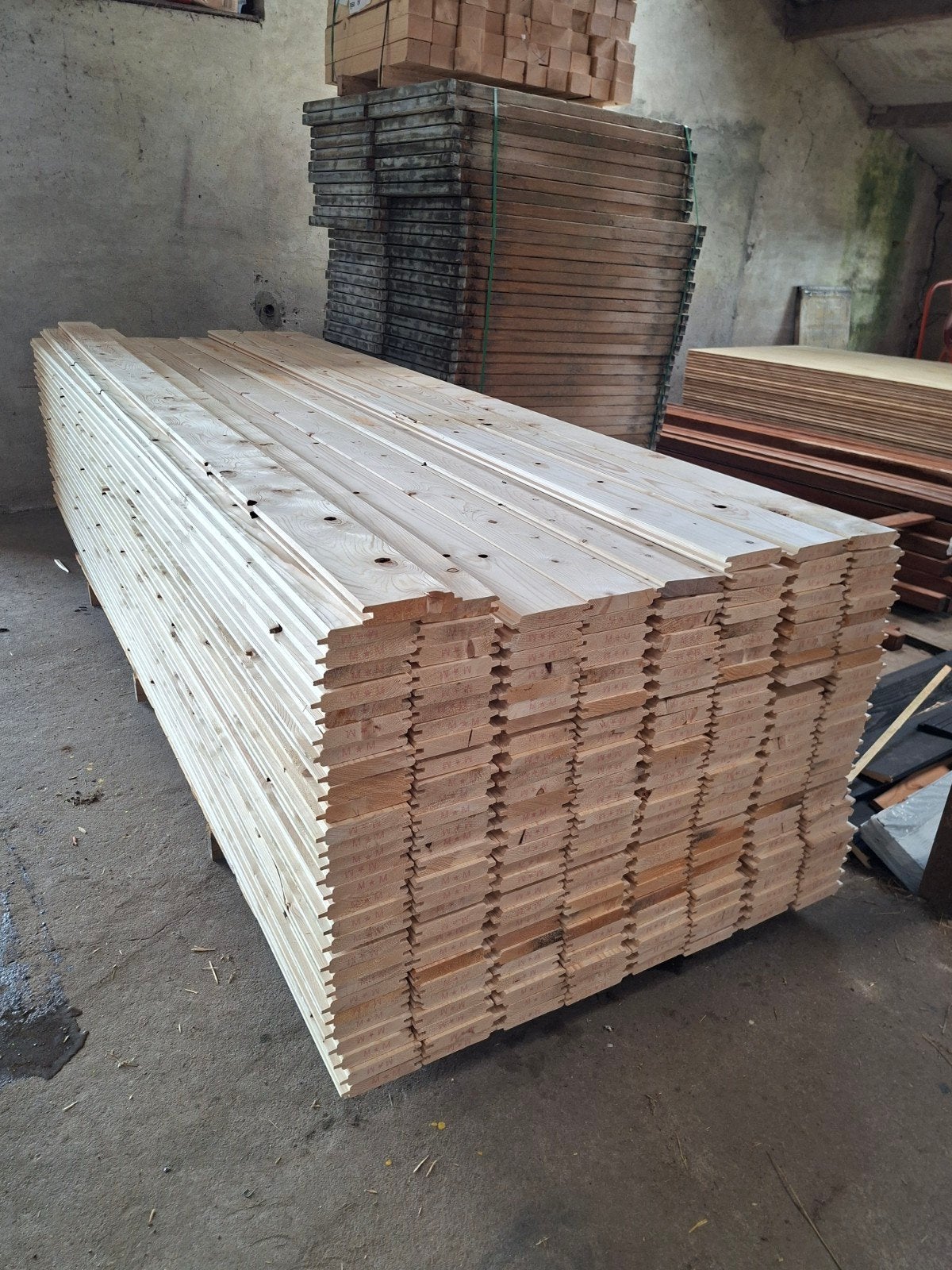 Vuren blokhutprofiel planken 3x14cm, 3.3m lang - Aanbieding!, Ophalen of Verzenden