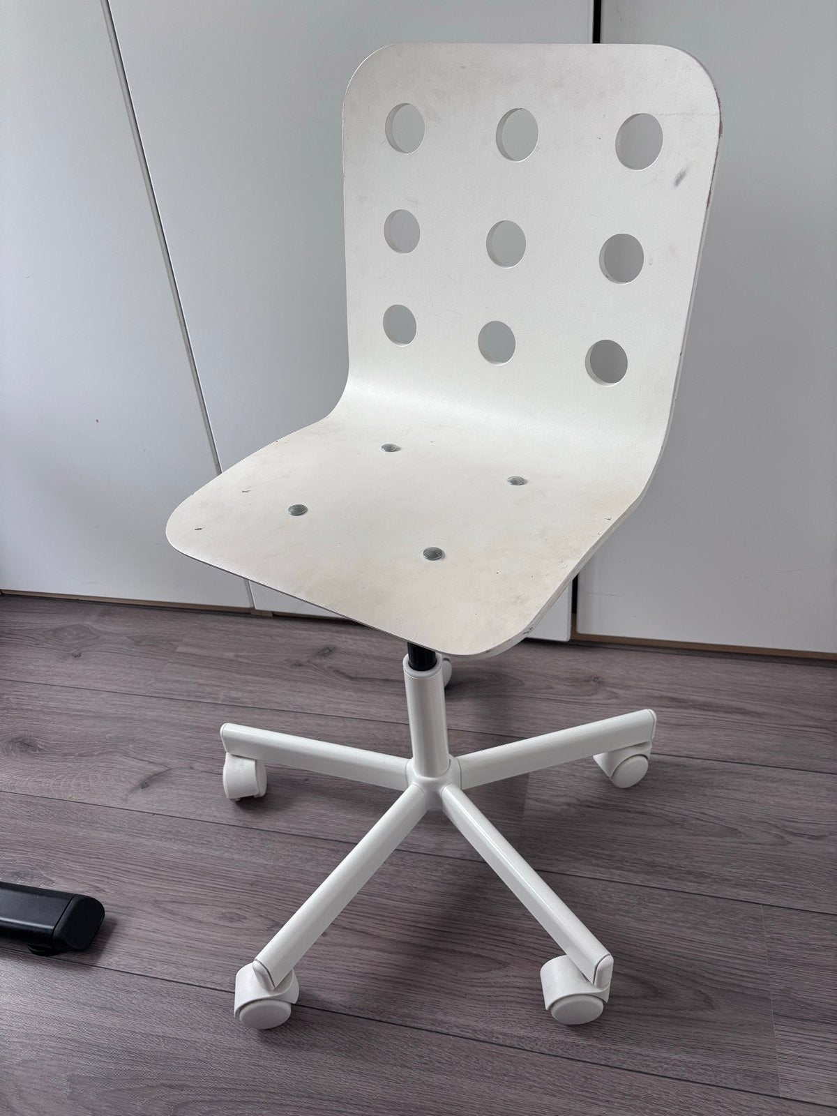IKEA Jules Bureaustoel Wit - Gebruikt, Huis en Inrichting, Ophalen, Gebruikt, Wit, Bureaustoel