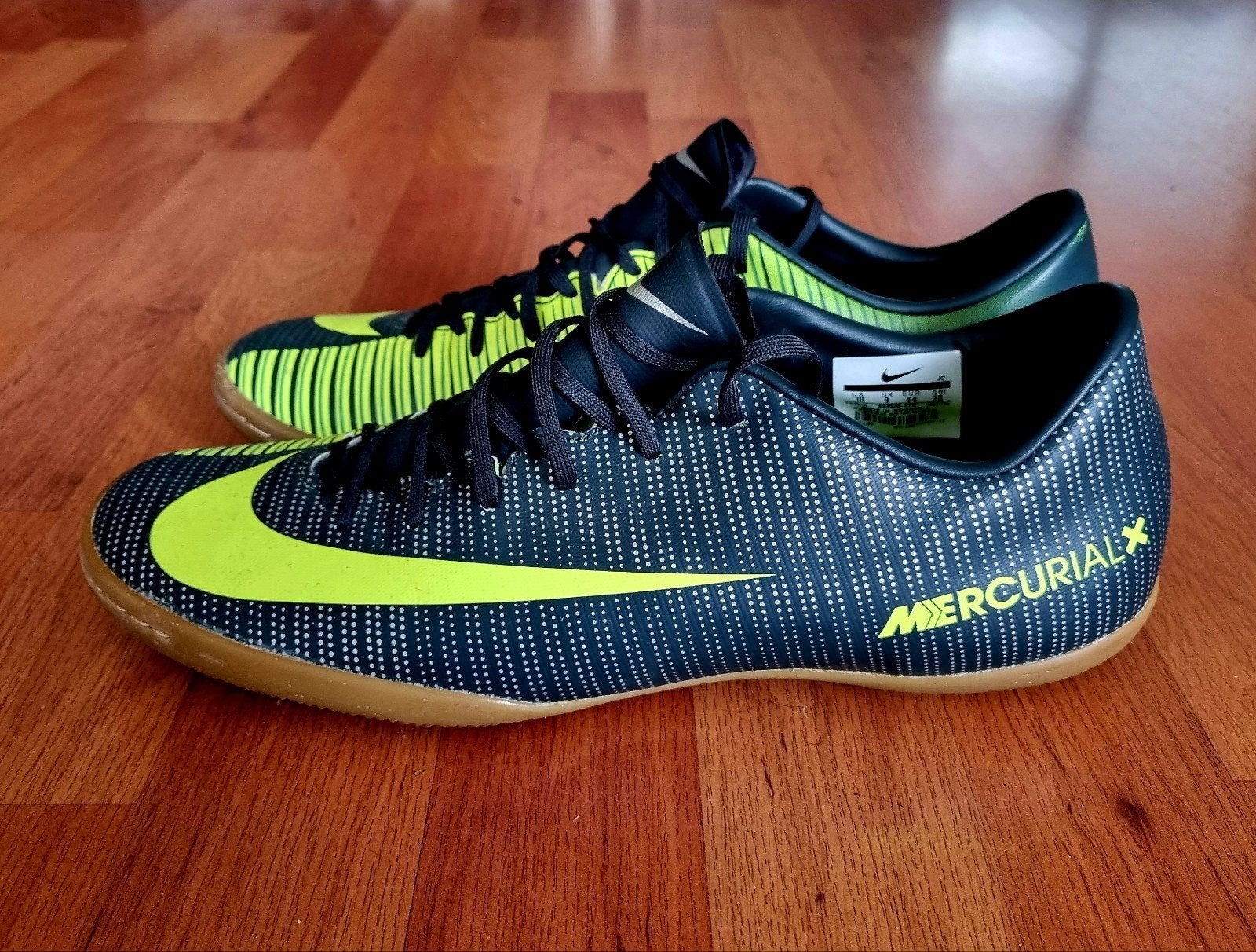 NIKE MercurialX - Zwart / Neon, Ophalen of Verzenden, Gebruikt, Schoenen