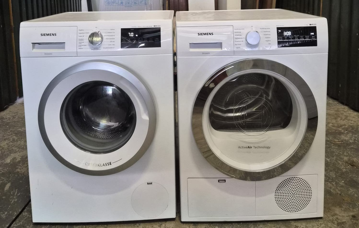 Wasmachine en condensdroger 9 kg trommel, Witgoed en Apparatuur, Ophalen, Gebruikt, Minder dan 85 cm, Anti-kreukfase