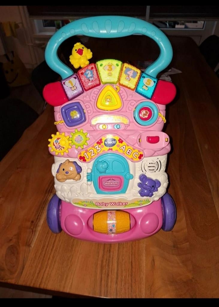 VTech Baby Walker roze, Kinderen en Baby's, Speelgoed | Vtech, Gebruikt, 6 maanden tot 2 jaar, Ophalen