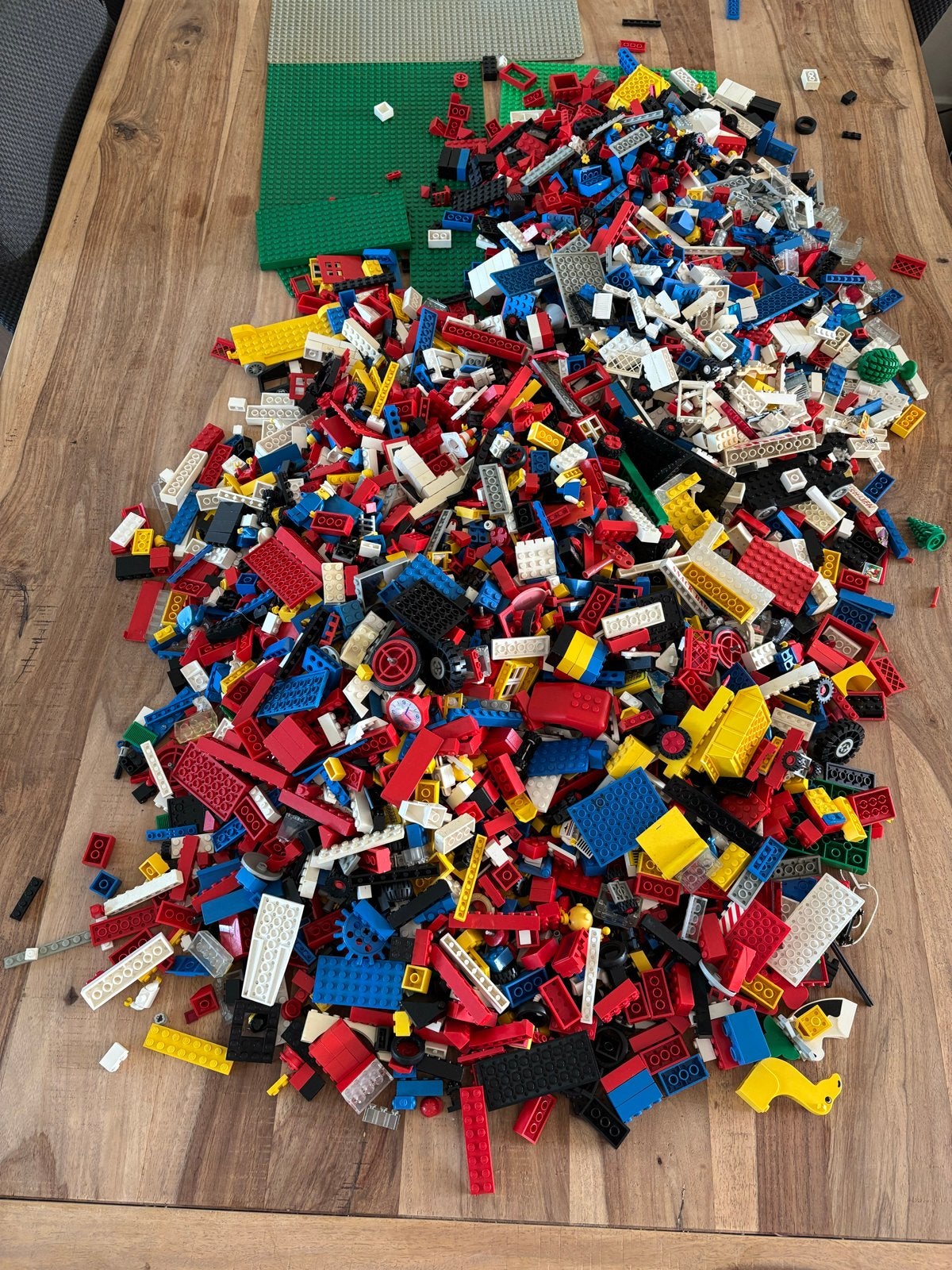 Grote partij Lego stenen met grondplaten, Kinderen en Baby's, Gebruikt, Inclusief extra onderdelen, Lego, Ophalen of Verzenden