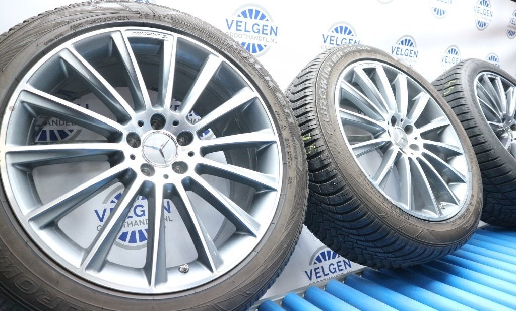 20 inch Mercedes GLC AMG velgen winterset origineel 5x112, Gebruikt, 255 mm, Banden en Velgen, Nvt