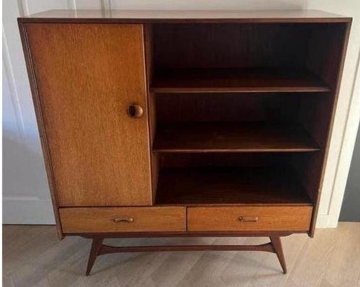 Vintage dressoir Louis van Teeffelen voor Wébé, Huis en Inrichting, Ophalen of Verzenden, Zo goed als nieuw